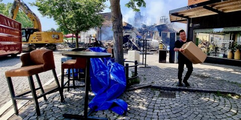 Krögare efter branden som slukade deras restauranger: ”Bara kaos”