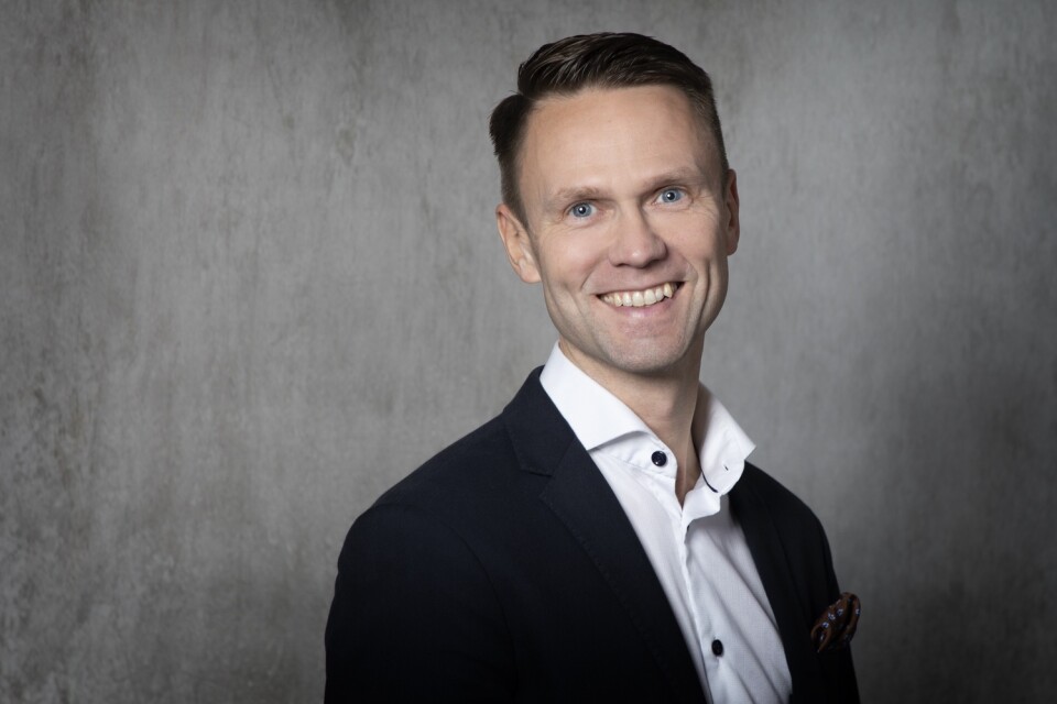 Henrik Blomdahl, vd för LVI Low Vision International med huvudkontor i Växjö.