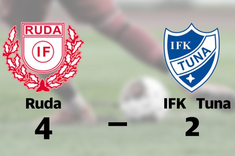 Ruda segrade mot IFK Tuna på hemmaplan