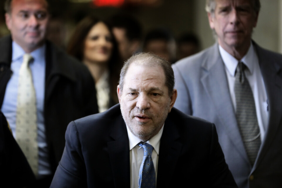 Filmmogulen Harvey Weinstein åtalas i två nya fall för våldtäkt. Arkivbild.