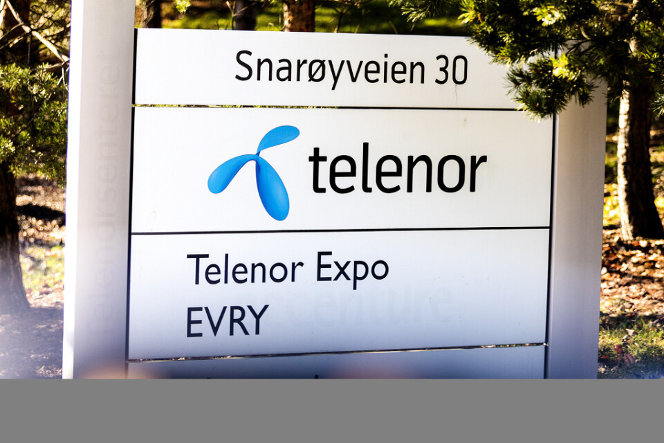 Telenor gjorde en vinst före avskrivningar på 14,1 miljarder norska kronor. Arkivbild