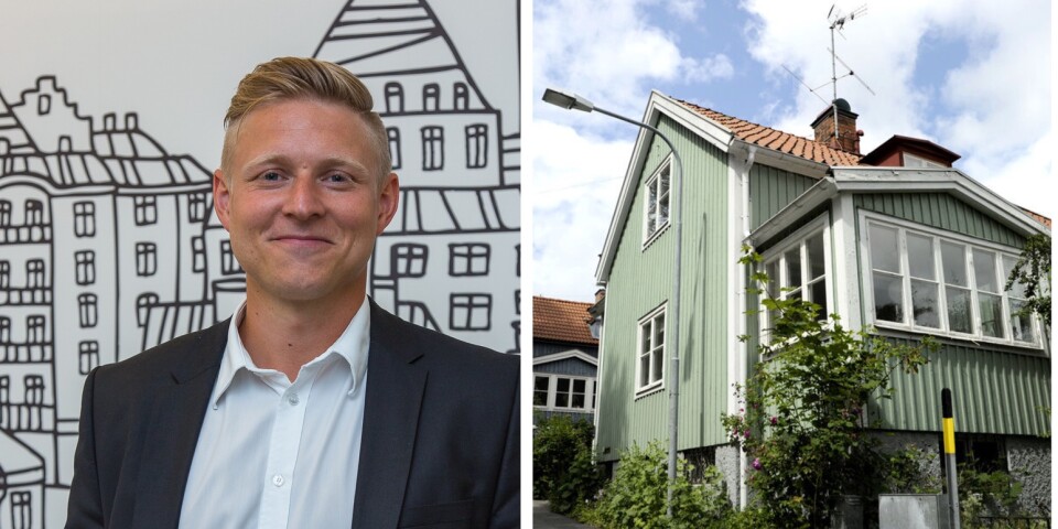 Mäklaren Joacim Mattisson på Fastighetsbyrån i Sölvesborg märker av ett ökat intresse för permanentboende.