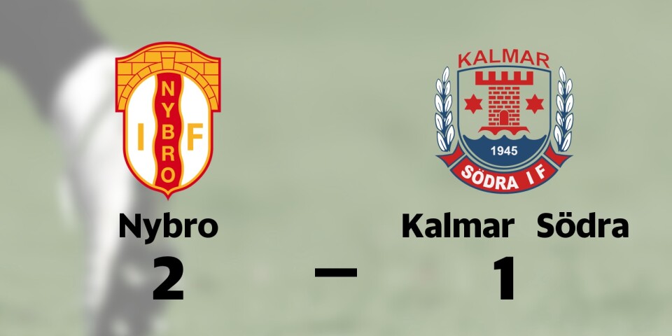 Nybro vann på hemmaplan mot Kalmar Södra