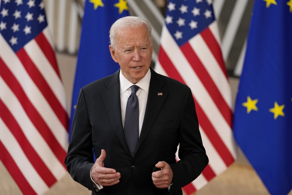 Amerika är tillbaka, fastslår USA:s president Joe Biden på besök i Bryssel.