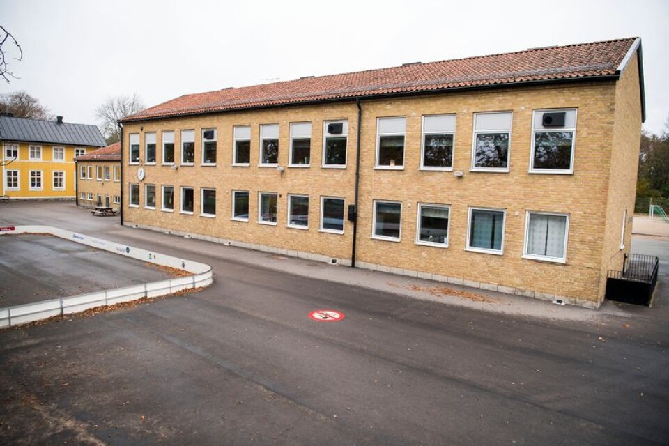 Jämjö kyrkskola kan få paviljonger på skolgården.