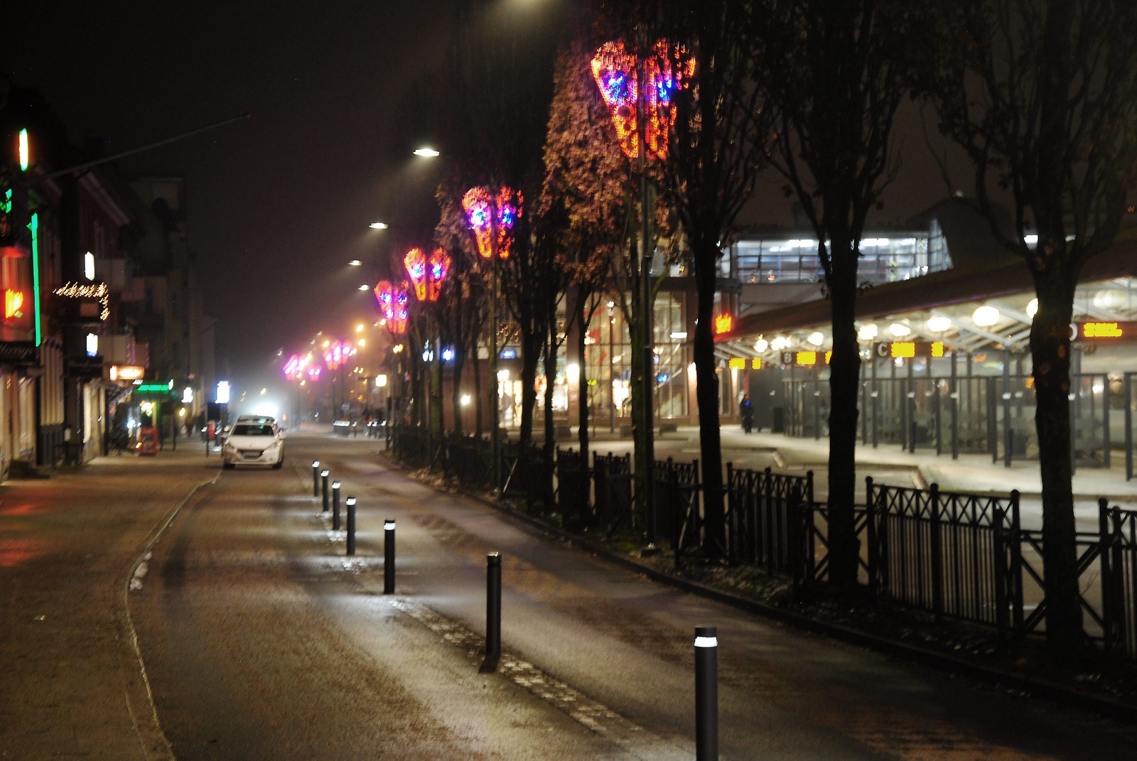 Julbelysning på Järnvähsgatan