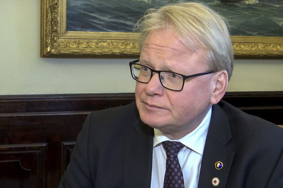 Försvarsminister Peter Hultqvist (S).0