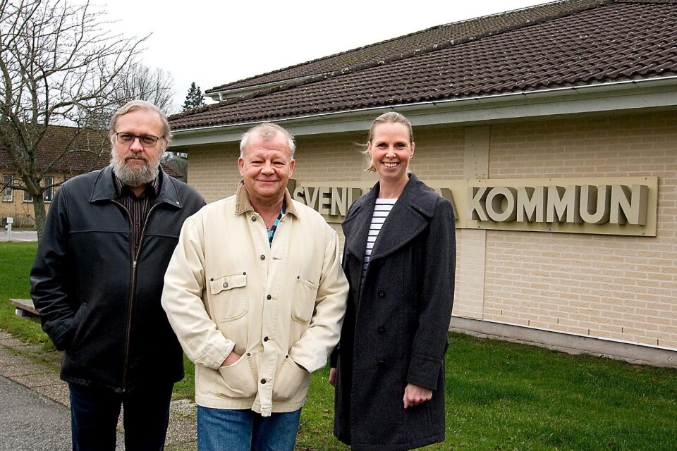 Stefan Carlsson (S), Peter Kobbe (L) och Monica Björsell (LBPO) ingick samarbete efter valet 2014 och har styrt Svenljunga kommun gemensamt fram till nu då Landsbygdspartiet brutit samarbetet.
