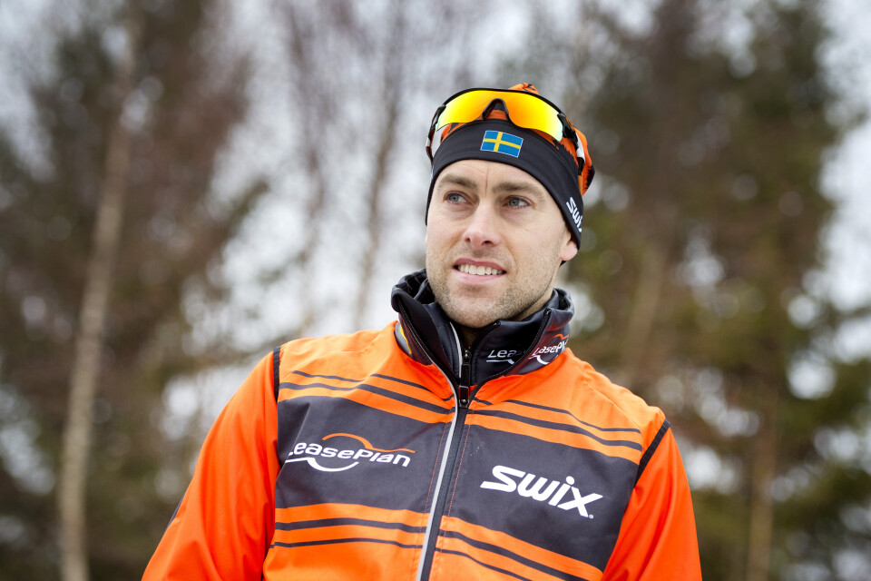 Jörgen Brink förbereder sig för Vasaloppet 2014.