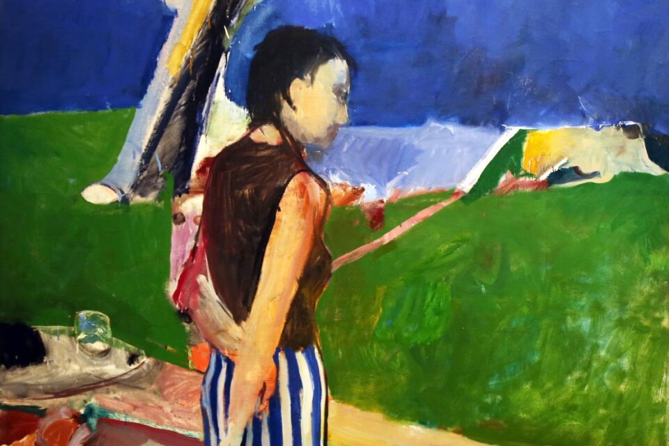 Richard Diebenkorns Girl on Terrace från 1956 markerade konstnärens övergång från abstrakt till figurativt.