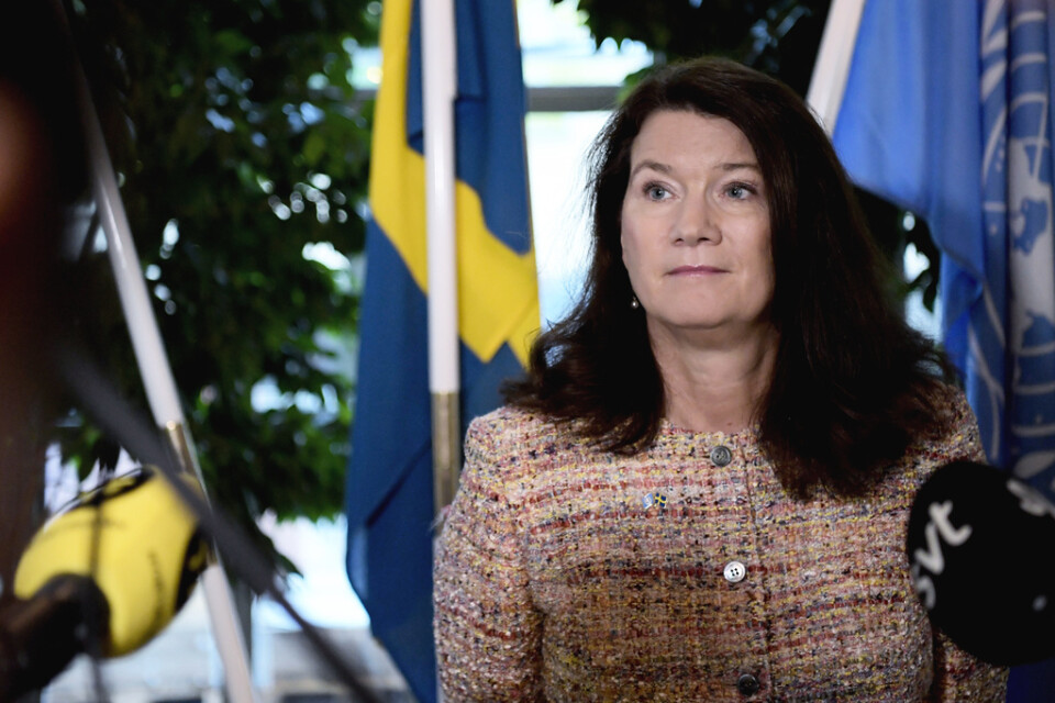 Sveriges utrikesminister Ann Linde (S).