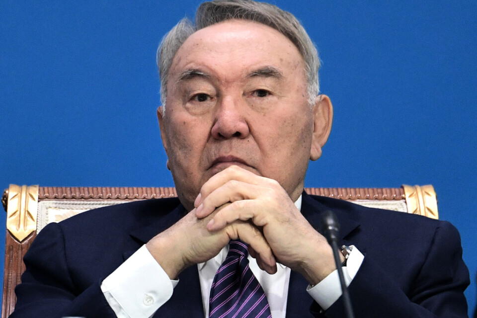 Kazakstans tidigare president och landsfader Nursultan Nazarbajev 2019.