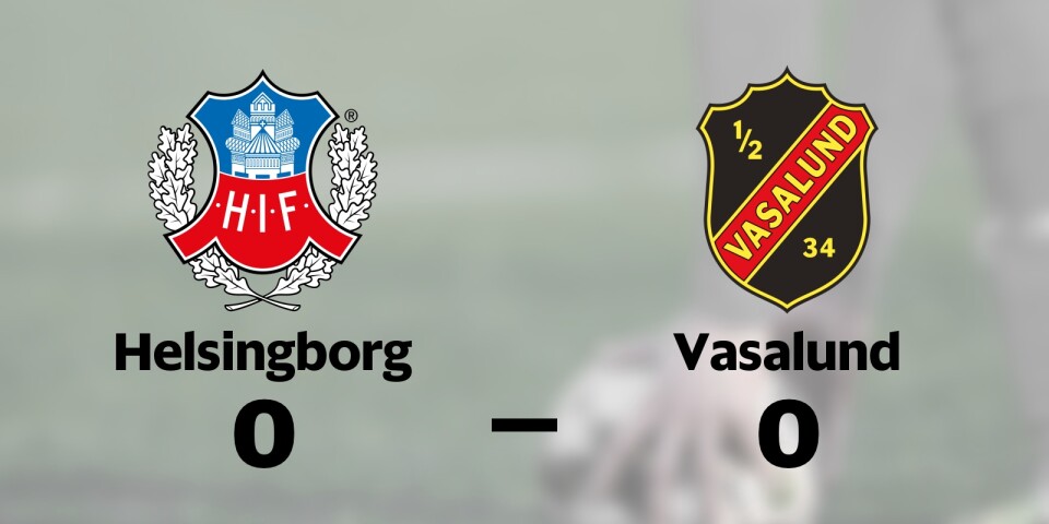 Stark insats när Vasalund tog poäng borta mot Helsingborg