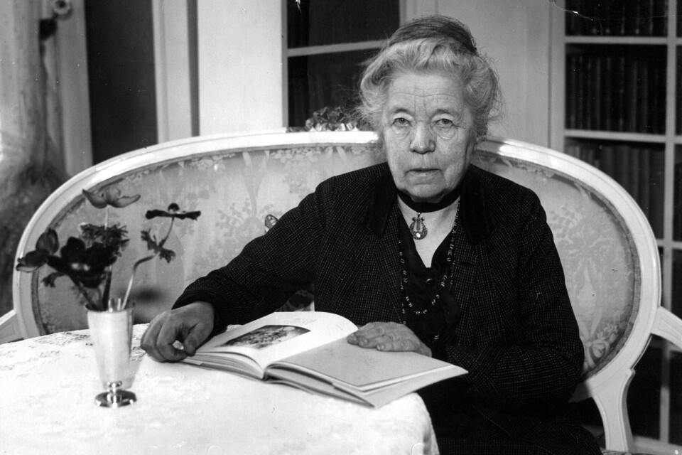 Selma Lagerlöf, författare, 1931.