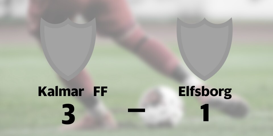 Tuff match slutade med förlust för Elfsborg mot Kalmar FF