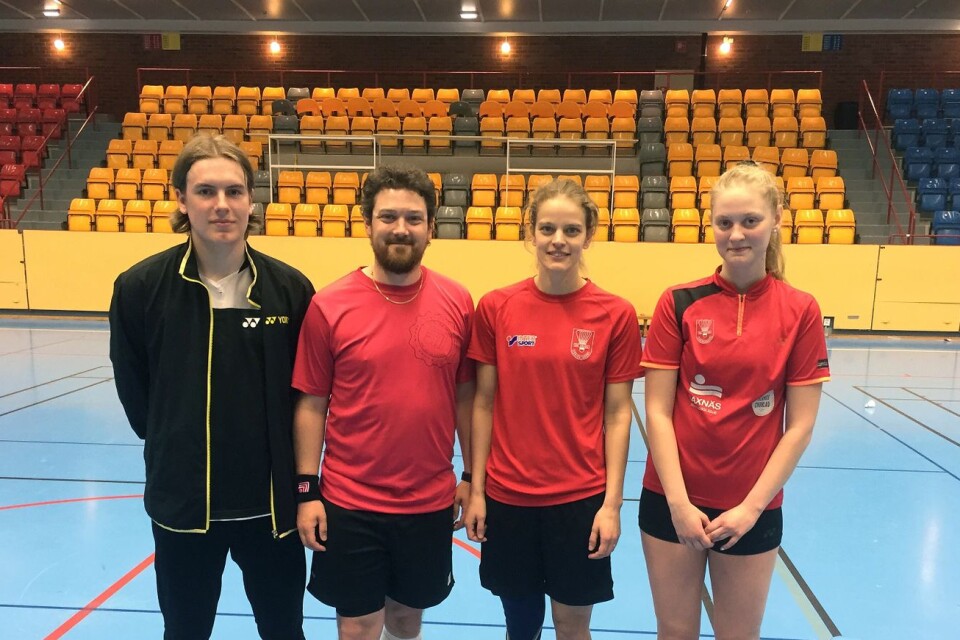 Filip Broman Tornemo, Simon Erlandsson, Emma Gränsmark och Rebecca Höög plockade medaljer för BK Fåken.