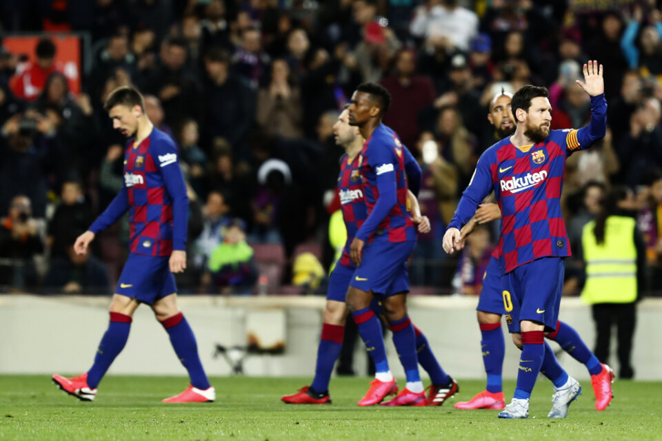 Lionel Messi och resten av Barcelona får snart spela matcher igen. Arkivbild.