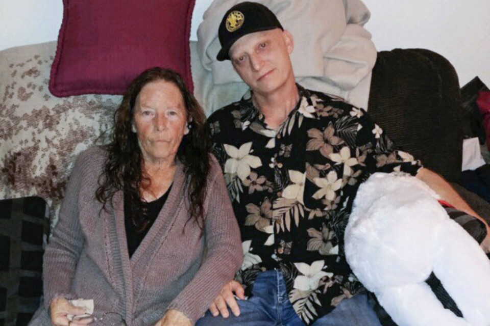 Michael White, tillsammans med sin mor Joanne White på en bild från 2018.