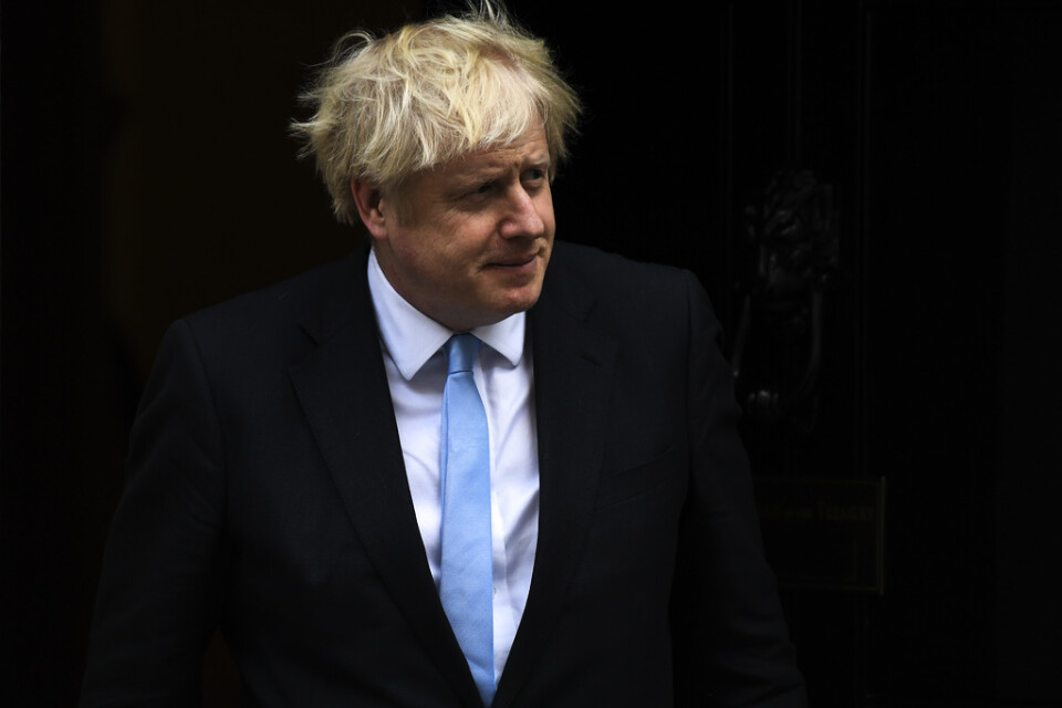 Storbritanniens premiärminister Boris Johnson är tvungen att mot sin vilja be EU om att skjuta upp utträdet, sedan parlamentet antagit ett partiöverskridande lagförslag. Arkivbild.