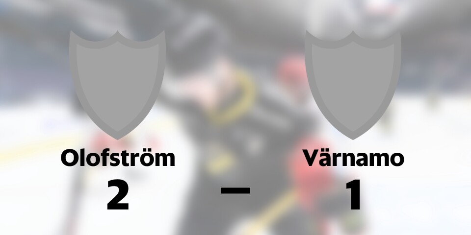 Värnamo kunde inte stoppa Olofströms segertåg