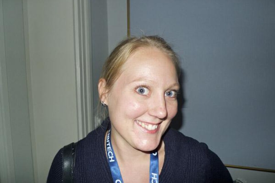 Lena Björlin var där för att rapportera i Combitechs kundtidning.
