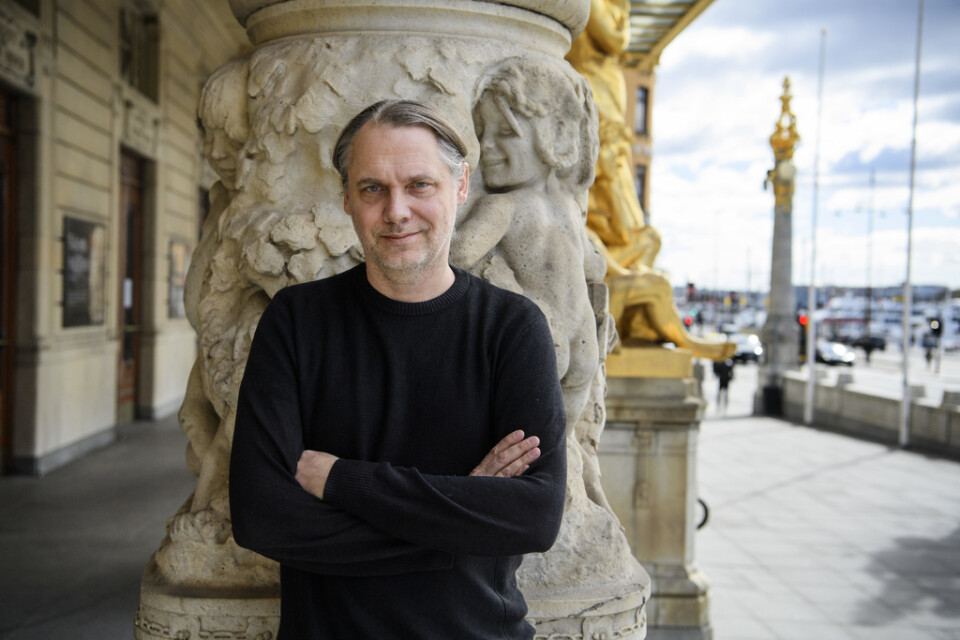 Mattias Andersson, chef på Dramaten, tror inte att digital teater kan ersätta den äkta varan, men är stolt över teaterns strömningstjänst. Arkivbild.