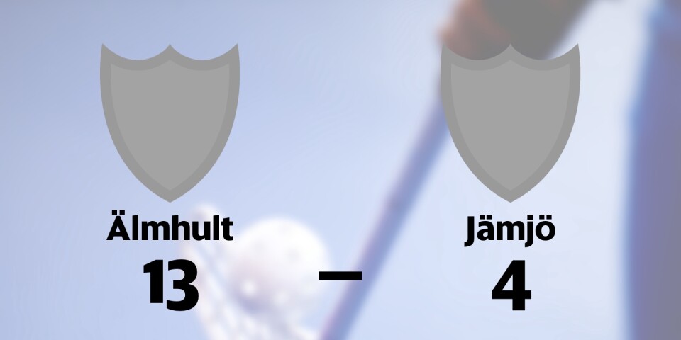 Jämjö förlorade mot Älmhult – släppte in sju mål i tredje perioden