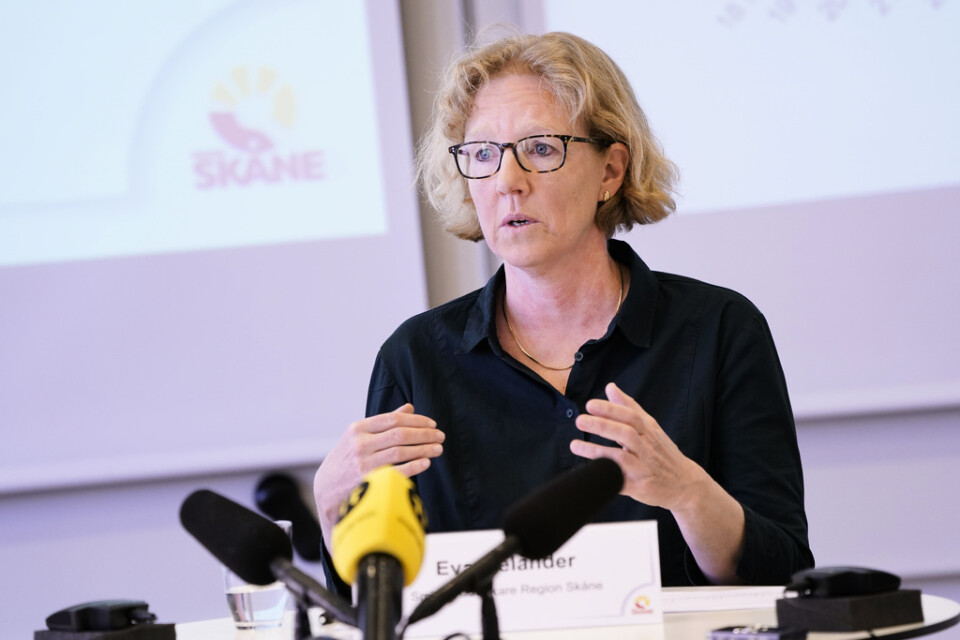 Eva Melander, smittskyddsläkare, Region Skåne.