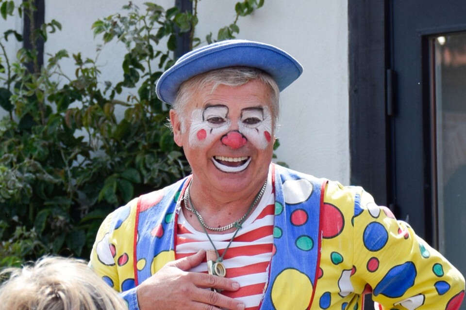 Clownen Jumping Joe kommer till Kulturhuset Broby den 28 september,