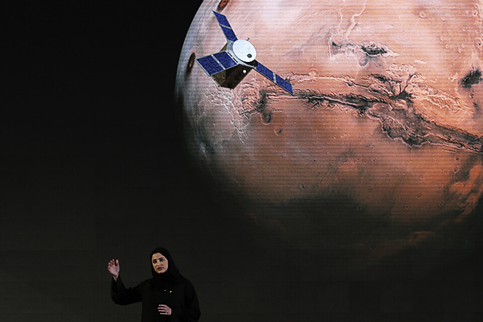 Sarah Amiri, vice projektledare för Förenade arabemiratens Marsexpedition.