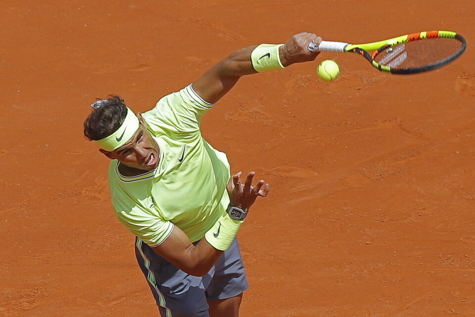 Rafael Nadal trivs på gruset på Roland Garros.