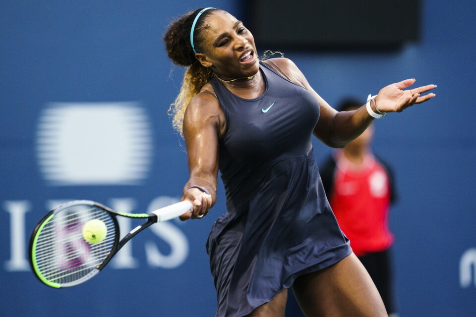 USA:s Serena Williams vann i comebacken efter coronapausen. Arkivbild.