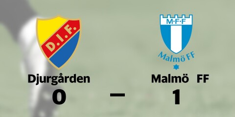 Djurgården förlorade mot Malmö FF
