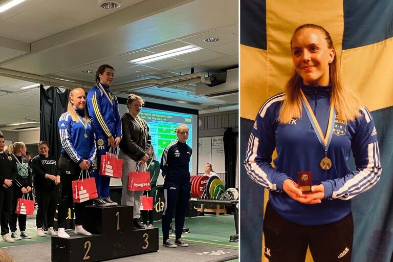 Tilda Karlsson, 17, satte svenskt rekord i knäböj: ”Framtida mål är landslaget”