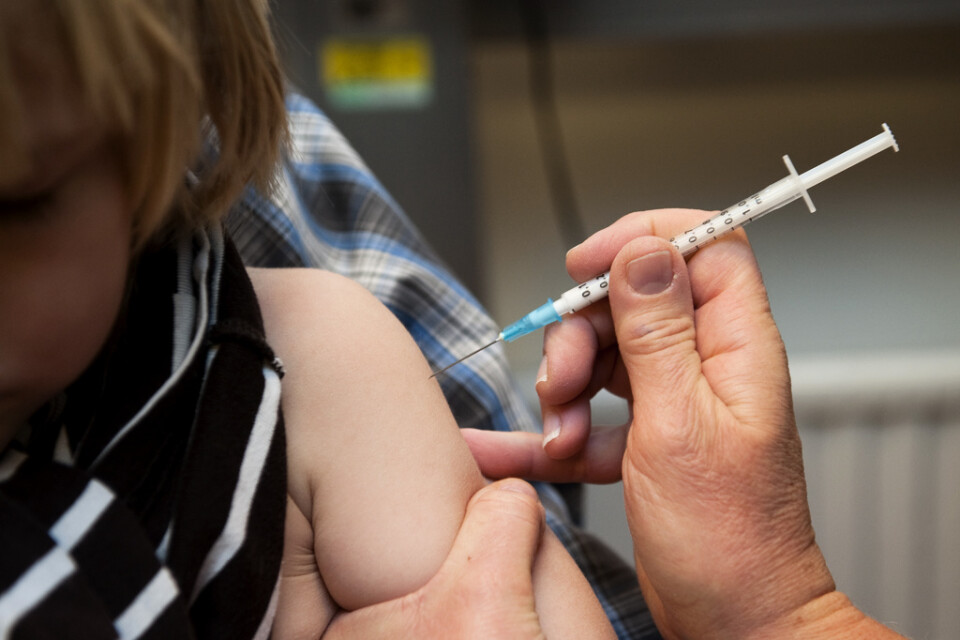Danmark börjar vaccinera barn som är 5-11 år. Arkivfoto: Bertil Ericson