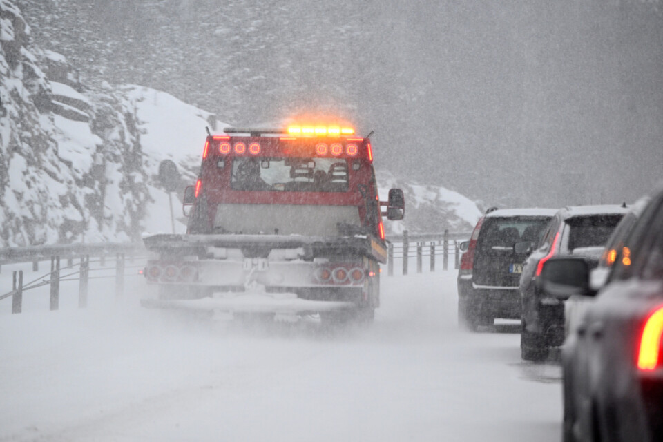 Snön som väntar kan komma att påverka trafiken. Arkivbild.