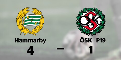 Hammarby IF FF vann mot ÖSK P19
