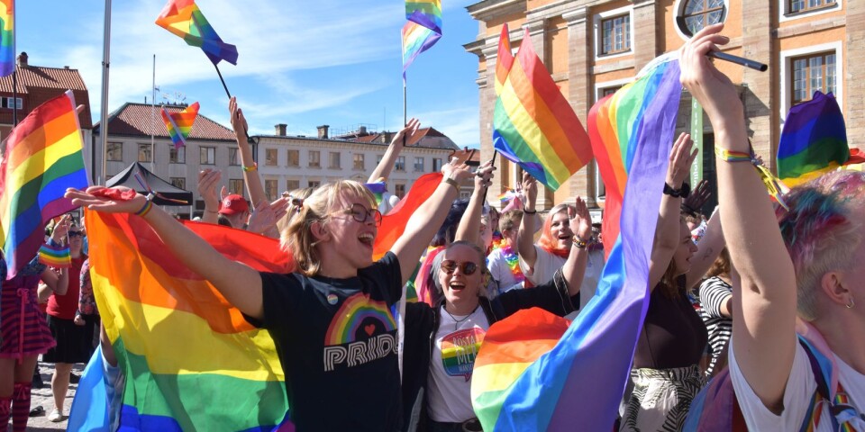 Sol, kärlek, musik och glädje – så var Kalmar Pride 2022