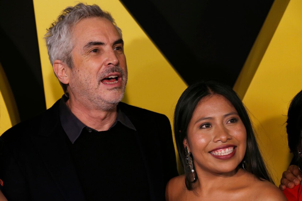 Är Romas mexikanske regissör Alfonso Cuarón och skådespelerskan Yalitza Aparicio lika glada på måndag?