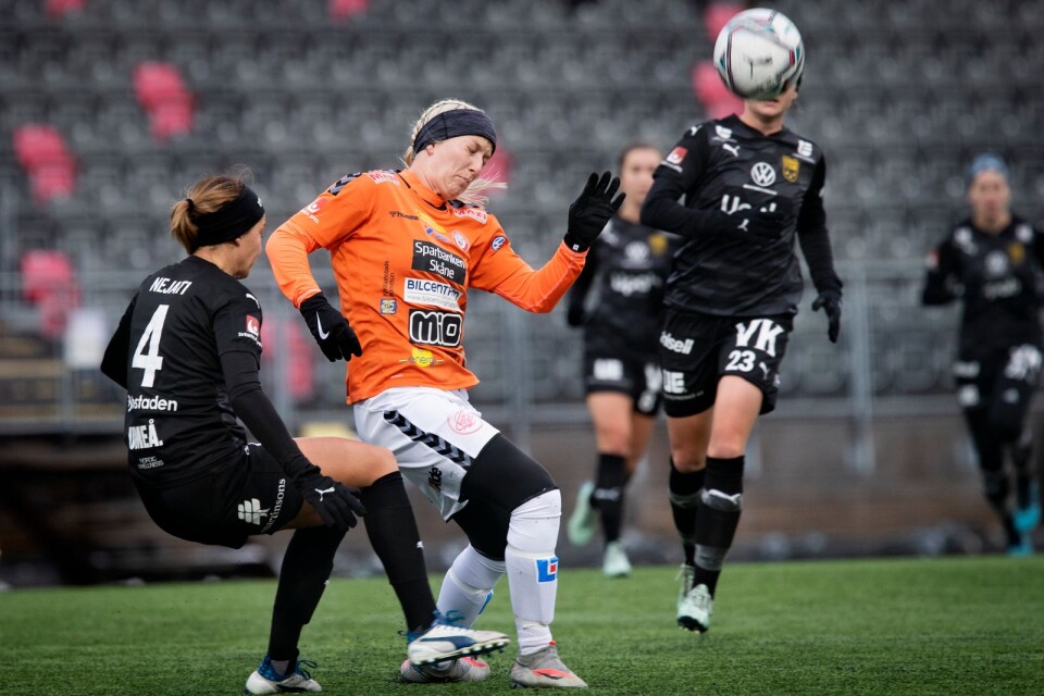 Hailie Mace blev tvåmålsskytt mot Umeå.