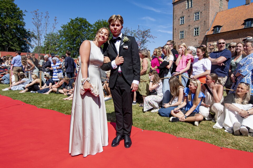 Amanda Berggren och Filip Hannjö från Söderport.