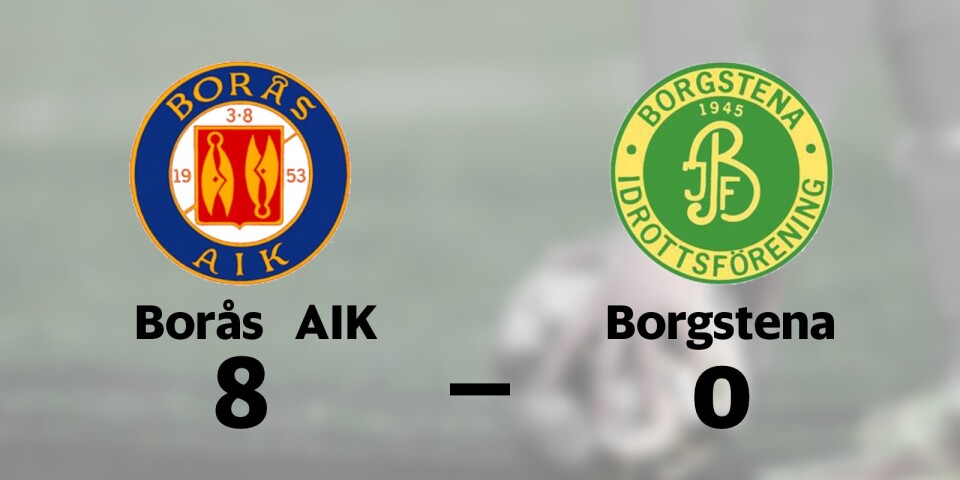 Storseger för Borås AIK hemma mot Borgstena