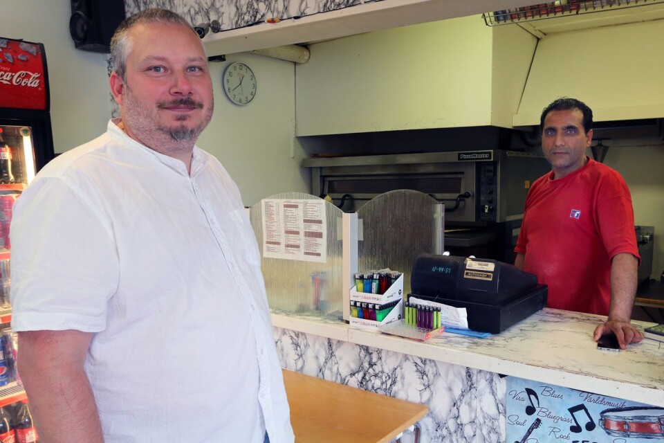 Thomas Henriksson startade en insamling för att hjälpa pizzeriaägaren Miragha Sherzat.