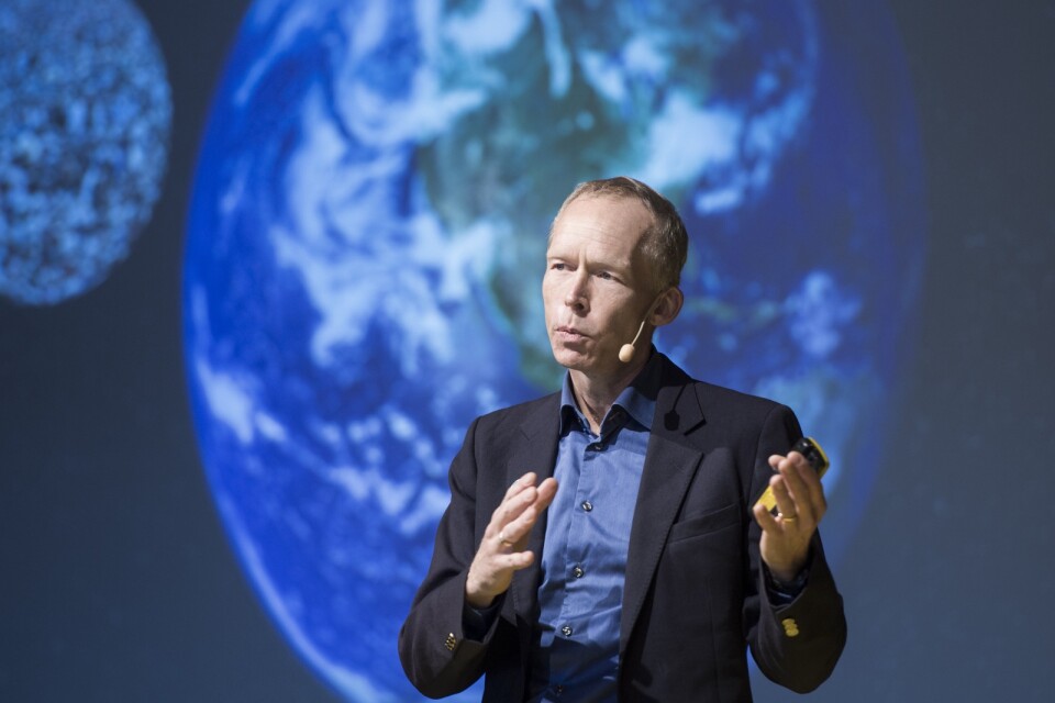 Johan Rockström, professor i miljövetenskap och chef för Potsdaminstitutet för klimatforskning i Berlin. Arkivbild.