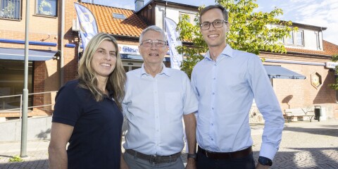 Teleservice är nu ett rent familjeföretag. Petra Lestander, vice vd, Claes Andersson grundare och ägare samt Patrik Andersson, vd.