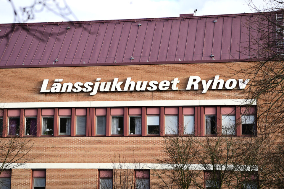 En äldre man med en demenssjukdom saknades under natten på länssjukhuset i Jönköping. Arkivbild.