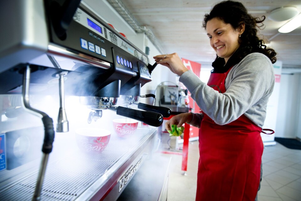Cristina Fogarolli, grundare av kaffeföretaget Fogarolli med bas i Klamby.