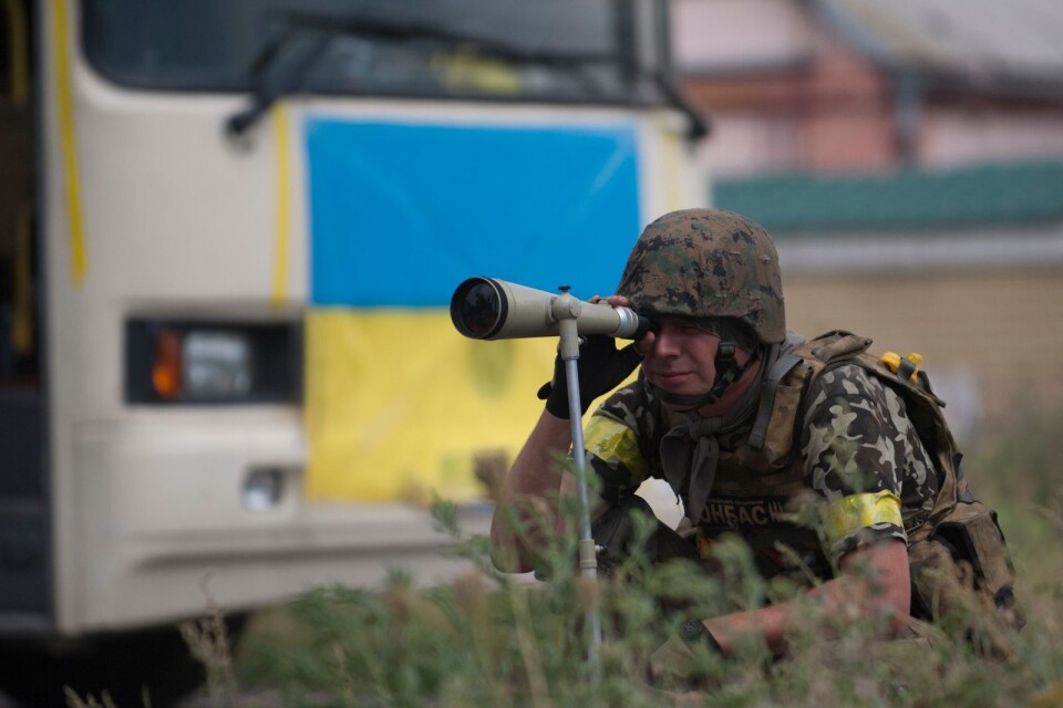 Ukrainsk soldat.