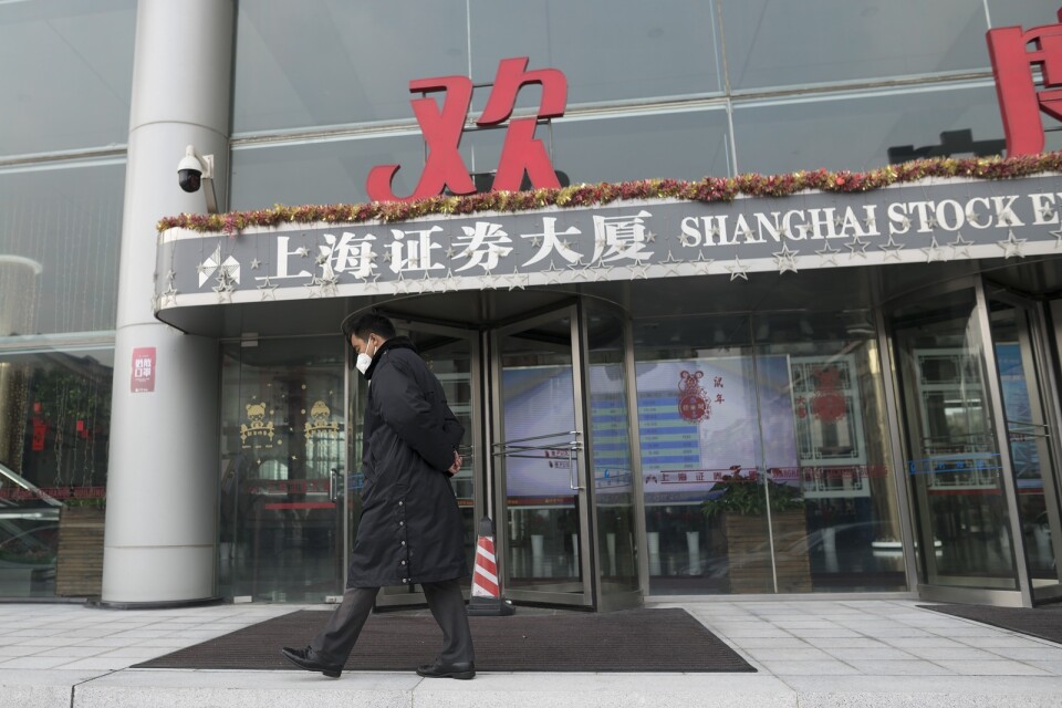 Shanghaibörsen öppnade igen efter ett långt nationaldagsfirande. Arkivbild.