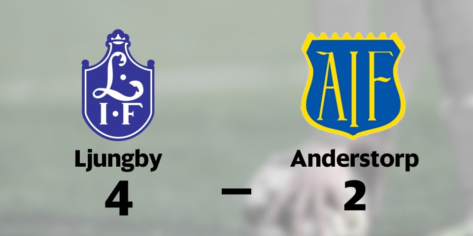 Ljungby vann hemma mot Anderstorp